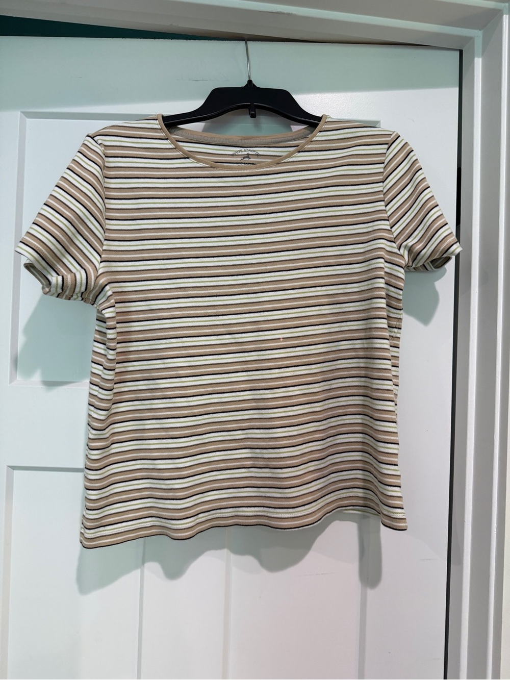 WHITE STAG Striped Short Sleeve Tee-Size L